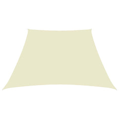 vidaXL Sunshade Sail Oxford Fabric Trapezium 2/4x3 m Cream 2