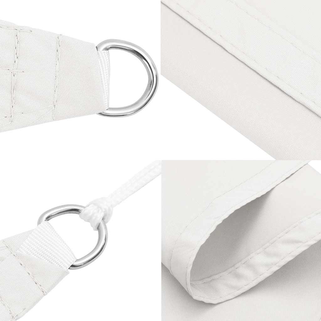 vidaXL Sunshade Sail Oxford Fabric Square 3.6x3.6 m White 6