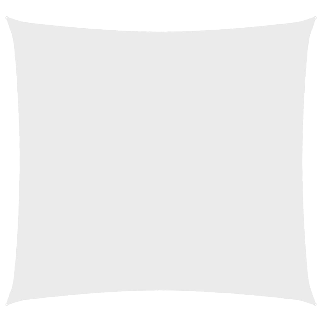 vidaXL Sunshade Sail Oxford Fabric Square 5x5 m White 2