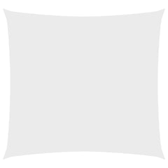 vidaXL Sunshade Sail Oxford Fabric Square 5x5 m White 2