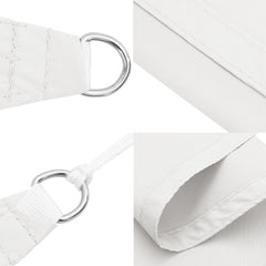 vidaXL Sunshade Sail Oxford Fabric Square 7x7 m White 6