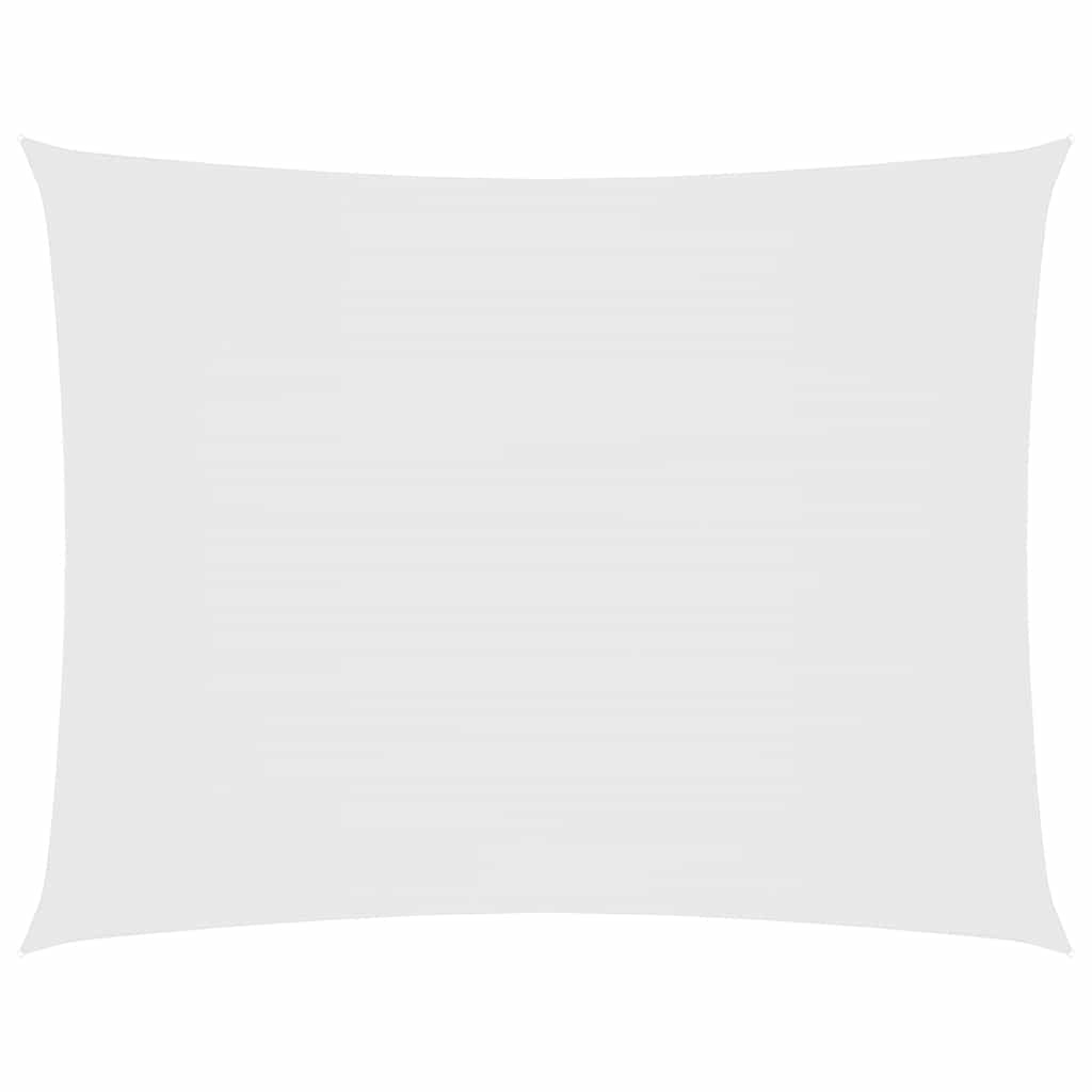 vidaXL Sunshade Sail Oxford Fabric Rectangular 3x4 m White 2