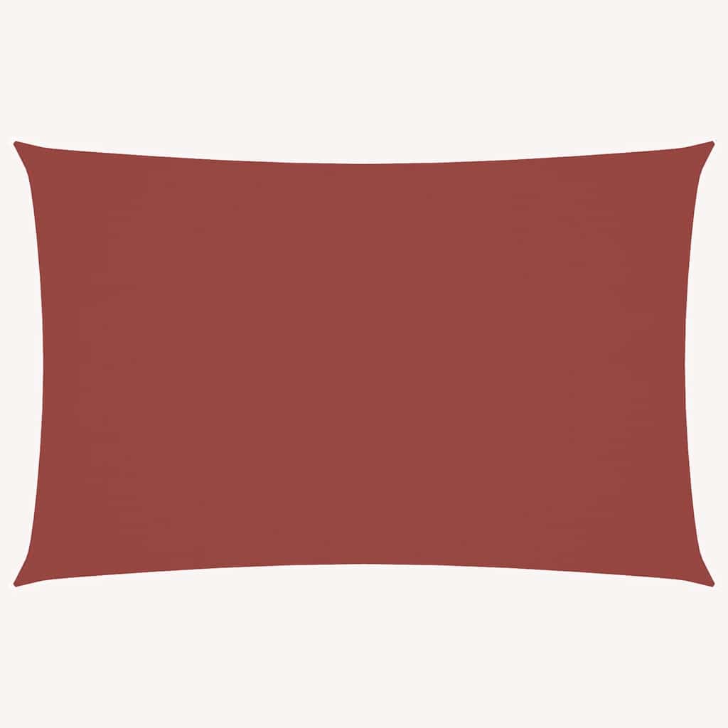 vidaXL Sunshade Sail Oxford Fabric Rectangular 5x7 m Terracotta 2