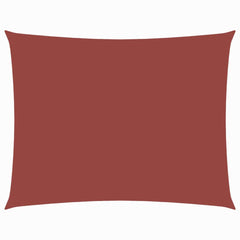 Sunshade Sail Oxford Fabric Rectangular 6x7 m Width 6 m Drop 7 m Terracotta