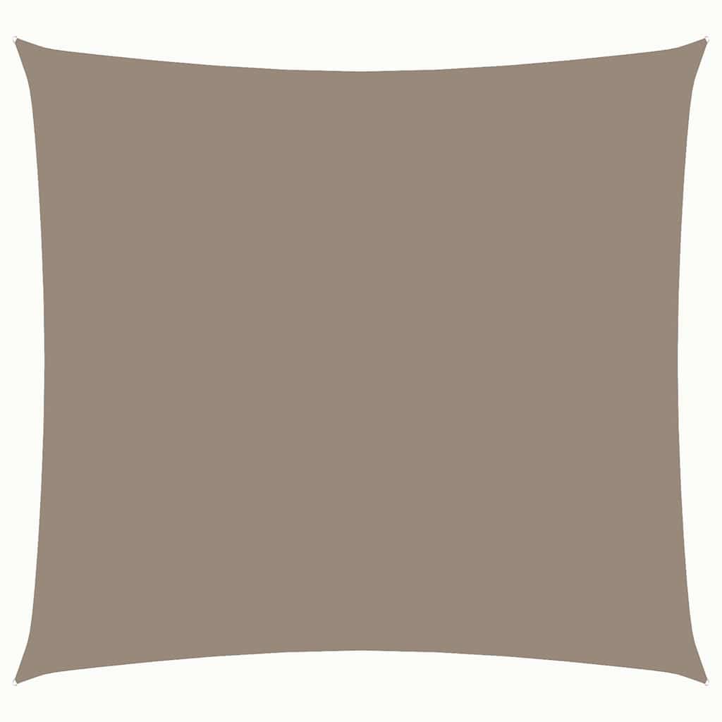 Sunshade Sail Oxford Fabric Square 6x6 m Width 6 m Taupe