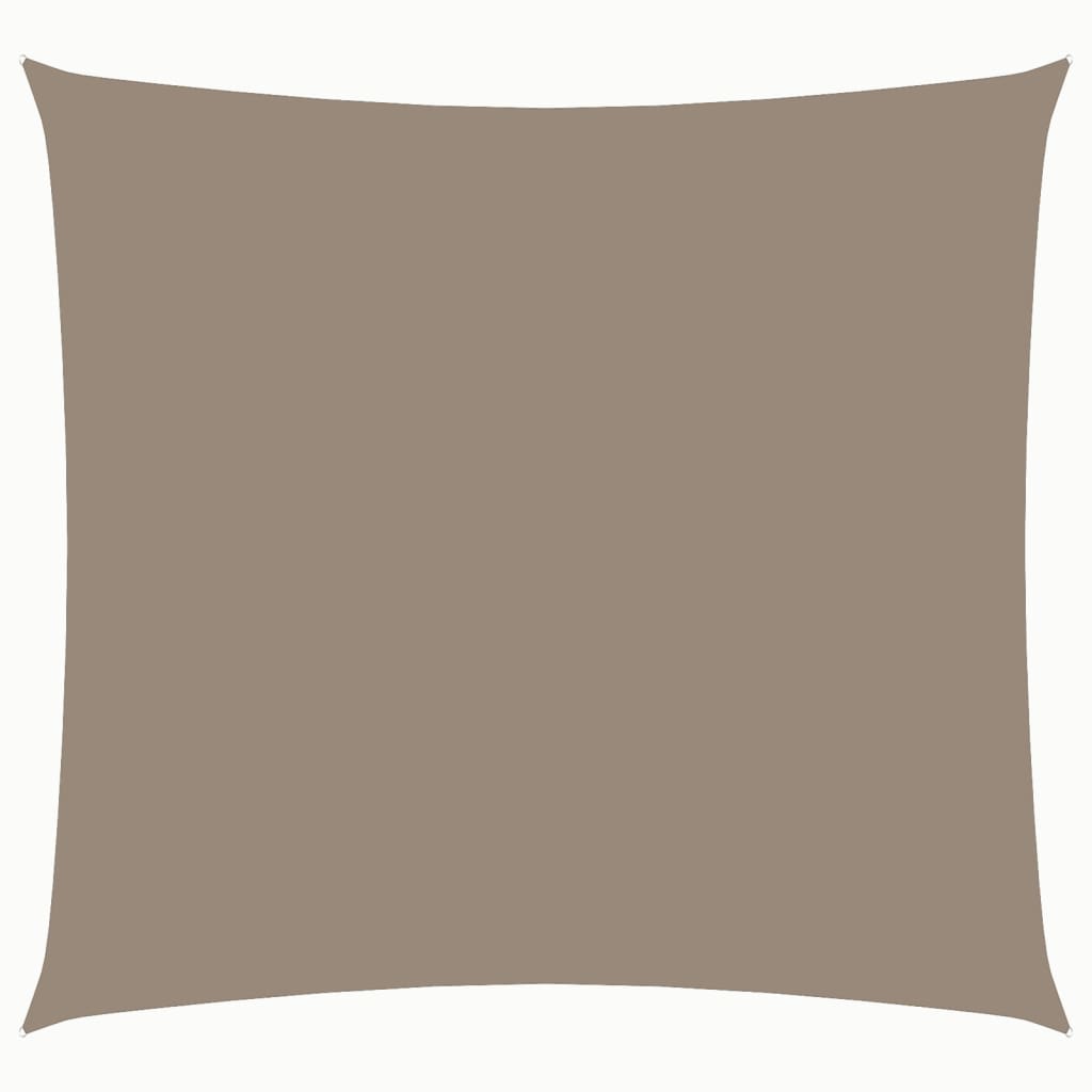 vidaXL Sunshade Sail Oxford Fabric Square 7x7 m Taupe 2