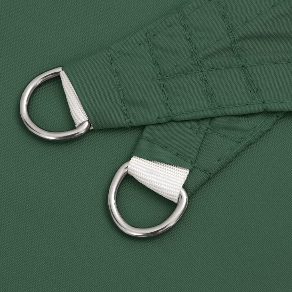 vidaXL Sunshade Sail Oxford Fabric Square 7x7 m Dark Green 5