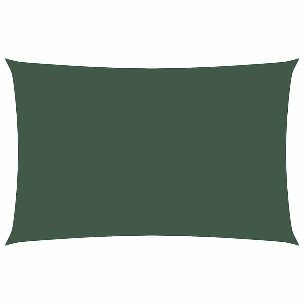 vidaXL Sunshade Sail Oxford Fabric Rectangular 2x5 m Dark Green 2