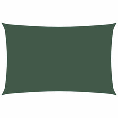 vidaXL Sunshade Sail Oxford Fabric Rectangular 2x5 m Dark Green 2