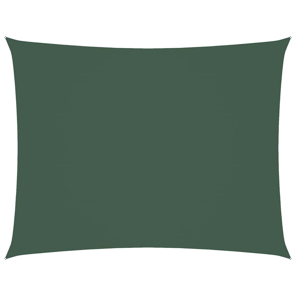vidaXL Sunshade Sail Oxford Fabric Rectangular 3x4.5 m Dark Green 2