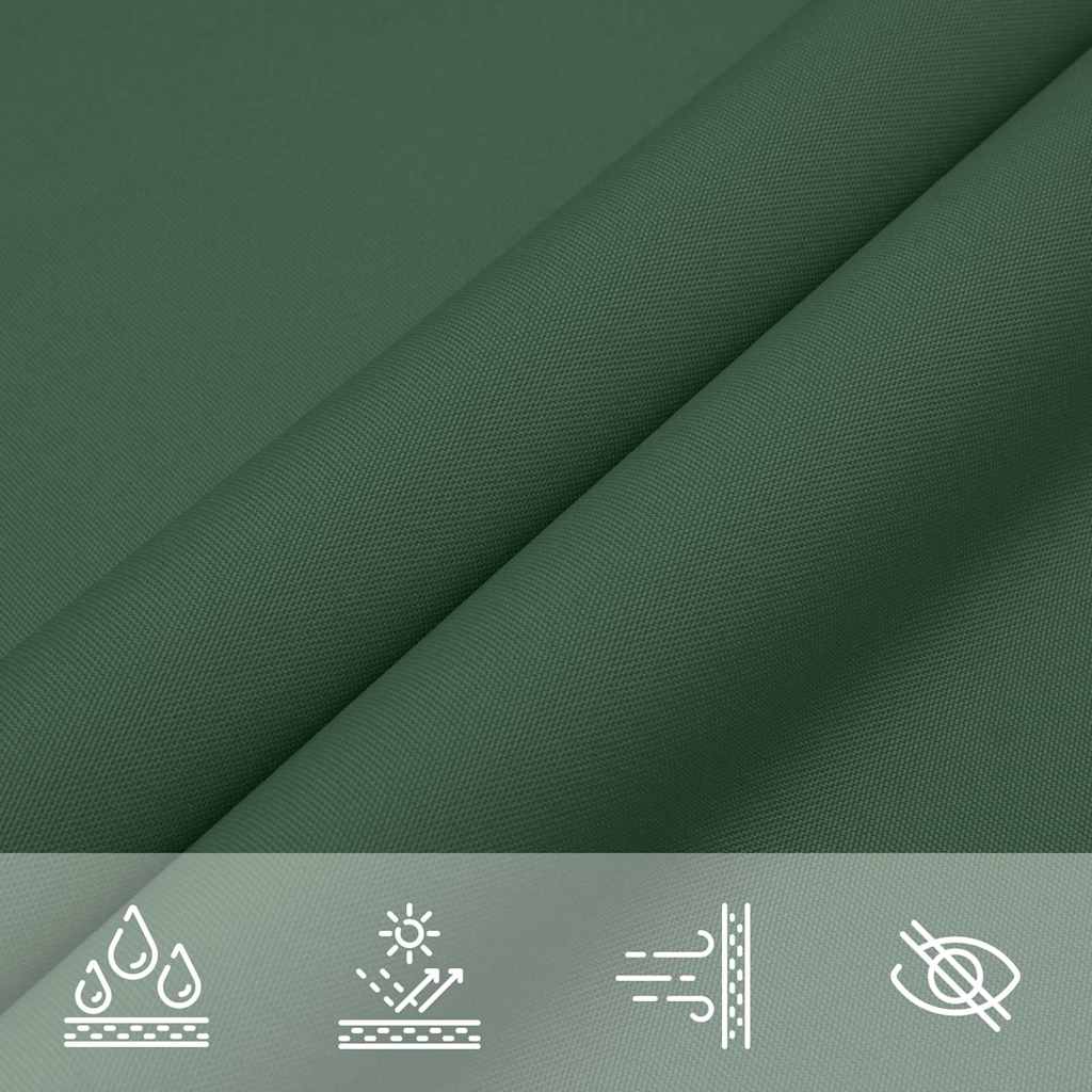 vidaXL Sunshade Sail Oxford Fabric Rectangular 3x4.5 m Dark Green 6