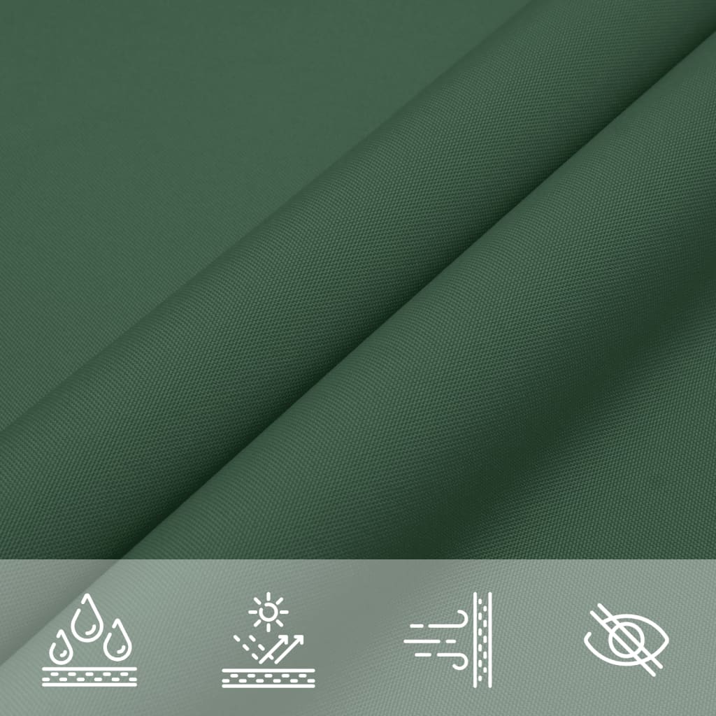 vidaXL Sunshade Sail Oxford Fabric Rectangular 6x7 m Dark Green 6