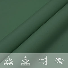 vidaXL Sunshade Sail Oxford Fabric Rectangular 6x8 m Dark Green 5