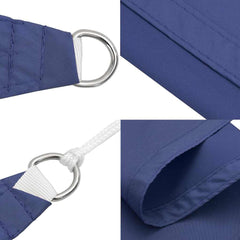 vidaXL Sunshade Sail Oxford Fabric Square 5x5 m Blue 6