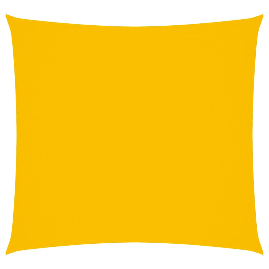 vidaXL Sunshade Sail Oxford Fabric Square 7x7 m Yellow 2