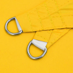 vidaXL Sunshade Sail Oxford Fabric Square 7x7 m Yellow 5