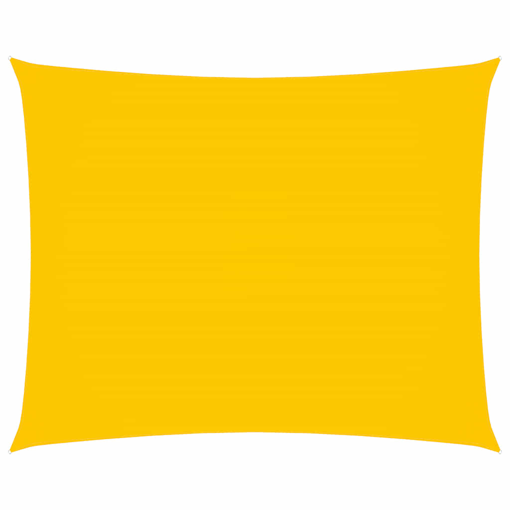 vidaXL Sunshade Sail Oxford Fabric Rectangular 3x4 m Yellow 2