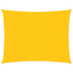 vidaXL Sunshade Sail Oxford Fabric Rectangular 3.5x4.5 m Yellow 2