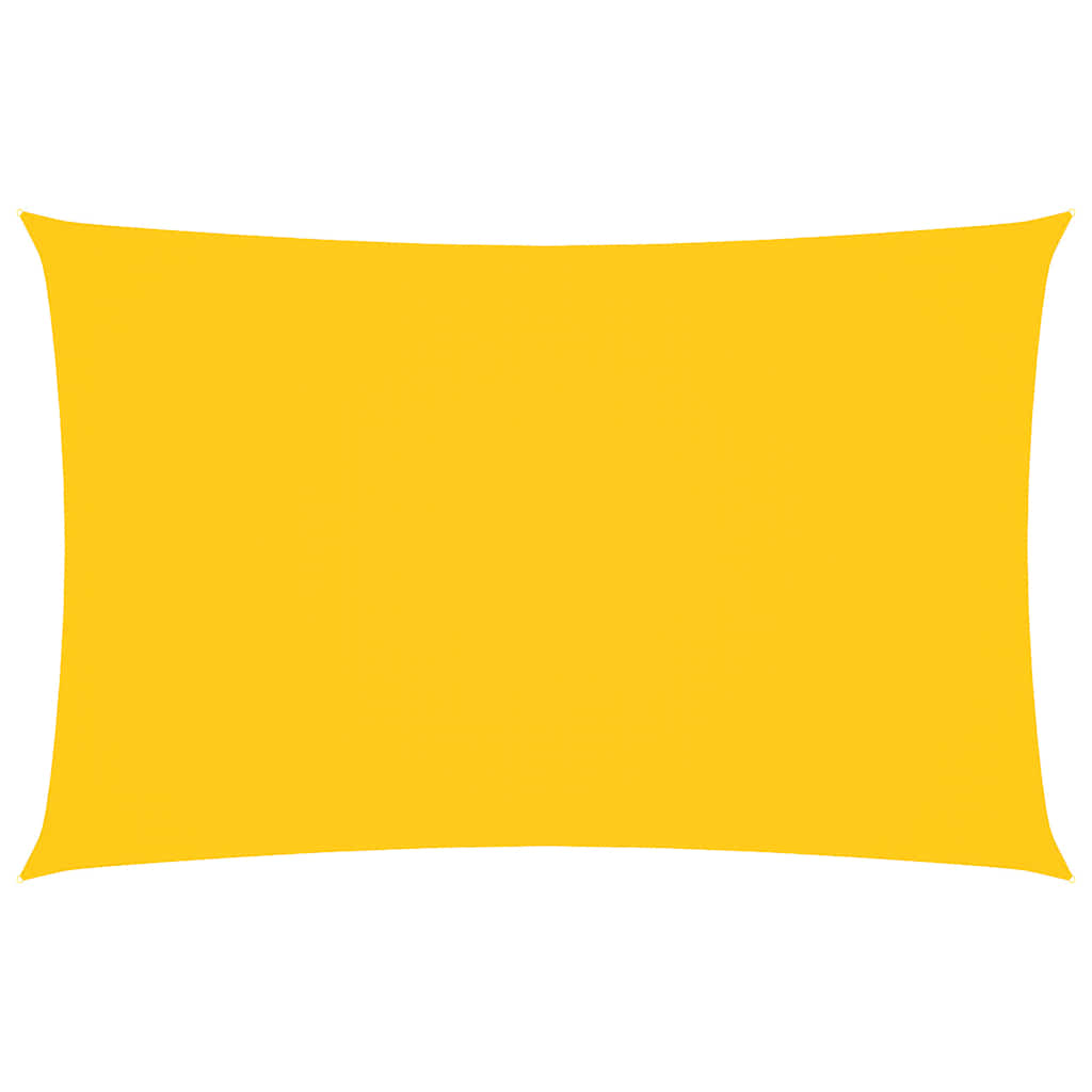 Sunshade Sail Oxford Fabric Rectangular Yellow, image 2