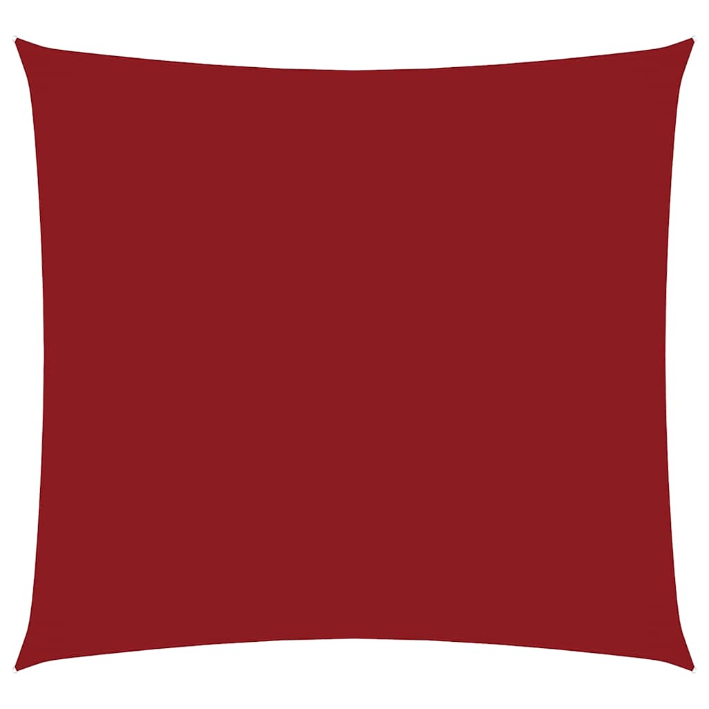 vidaXL Sunshade Sail Oxford Fabric Square 3.6x3.6 m Red 2