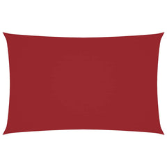 vidaXL Sunshade Sail Oxford Fabric Rectangular 2.5x5 m Red 2