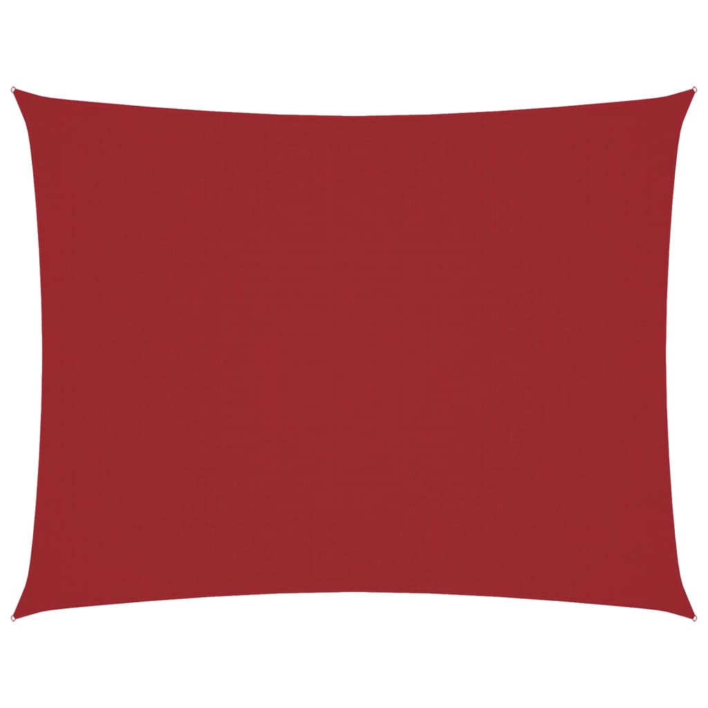 vidaXL Sunshade Sail Oxford Fabric Rectangular 6x7 m Red 2