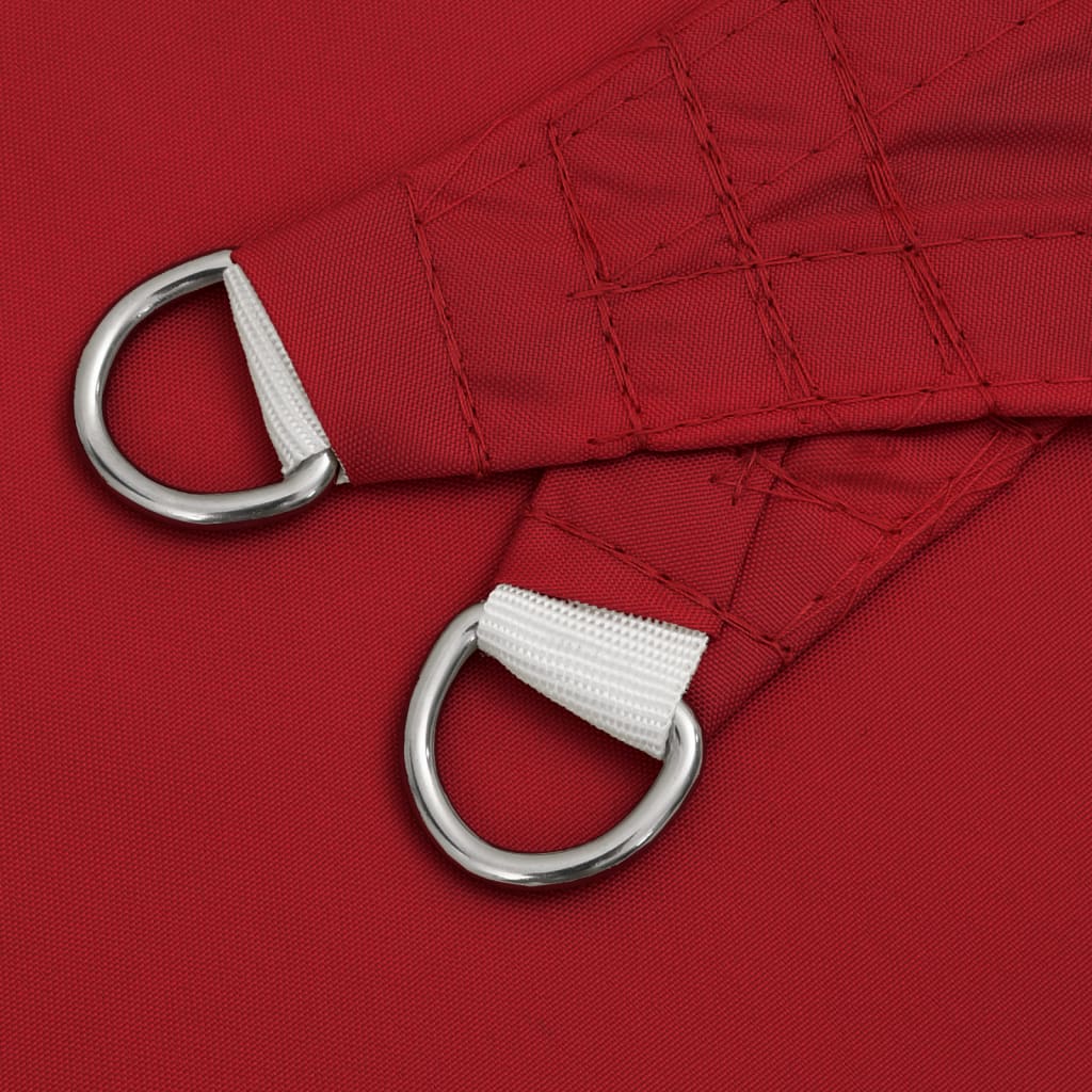 vidaXL Sunshade Sail Oxford Fabric Rectangular 6x7 m Red 6