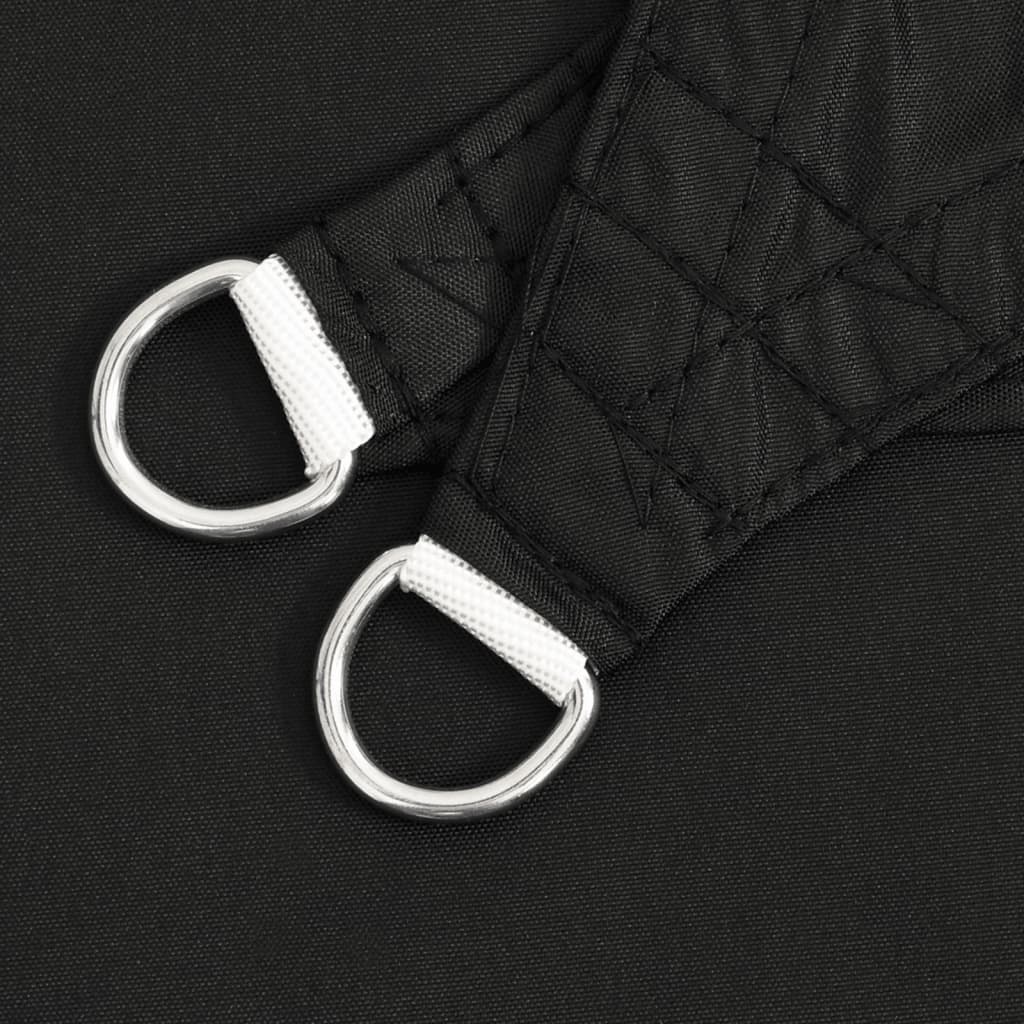 vidaXL Sunshade Sail Oxford Fabric Square 6x6 m Black 6