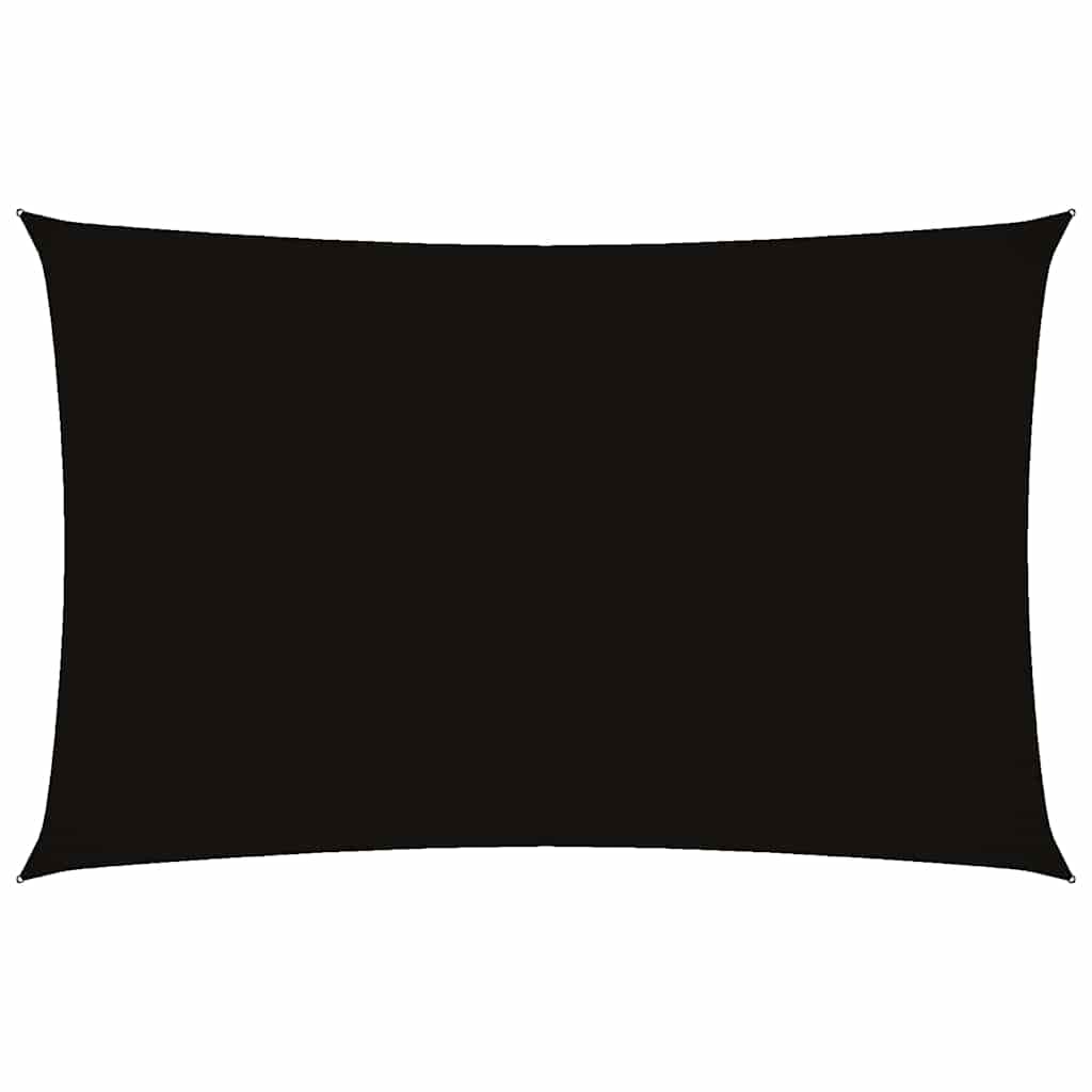 vidaXL Sunshade Sail Oxford Fabric Rectangular 2.5x5 m Black 2