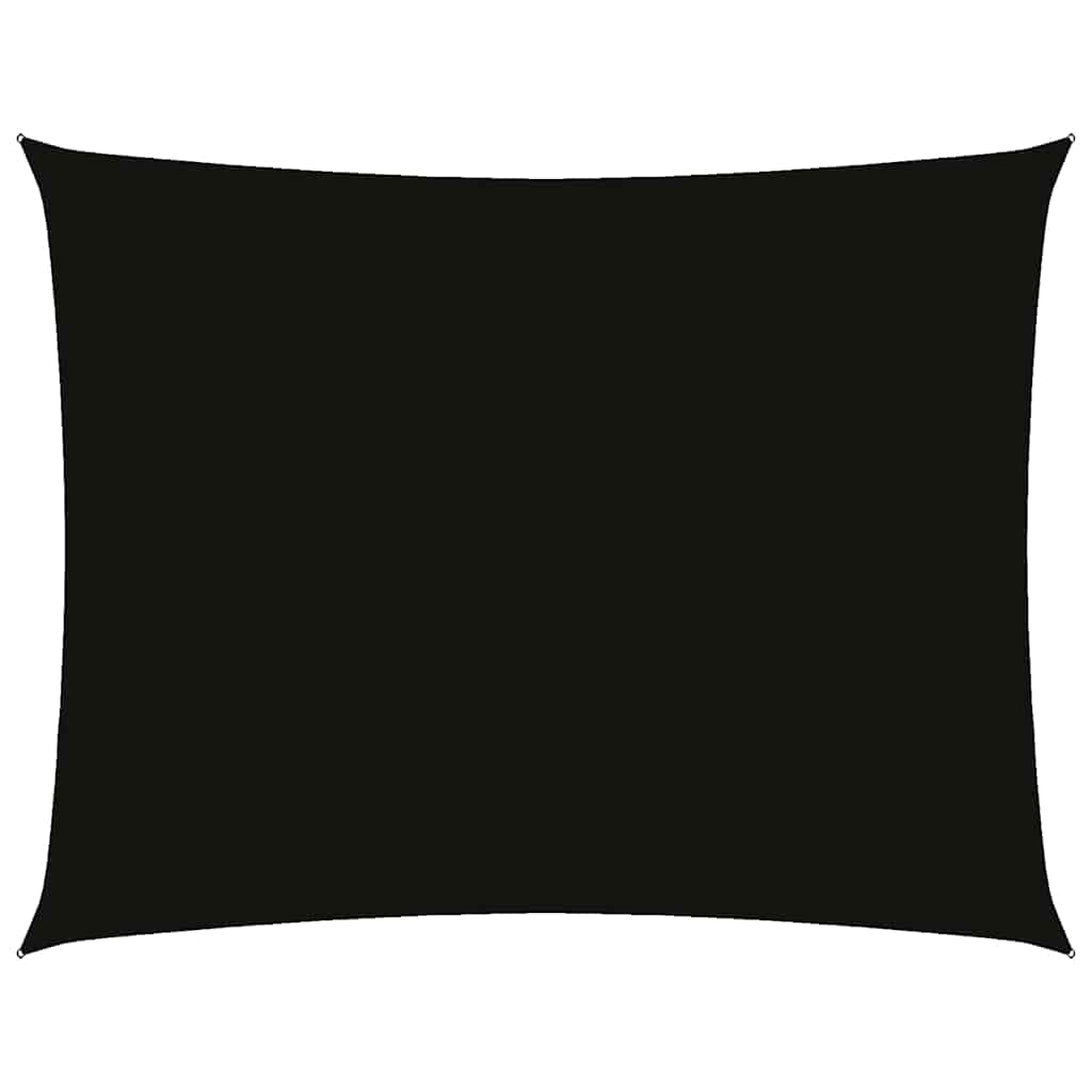 vidaXL Sunshade Sail Oxford Fabric Rectangular 3x4.5 m Black 2