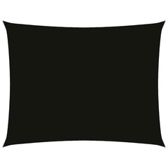 vidaXL Sunshade Sail Oxford Fabric Rectangular 3.5x4.5 m Black 2