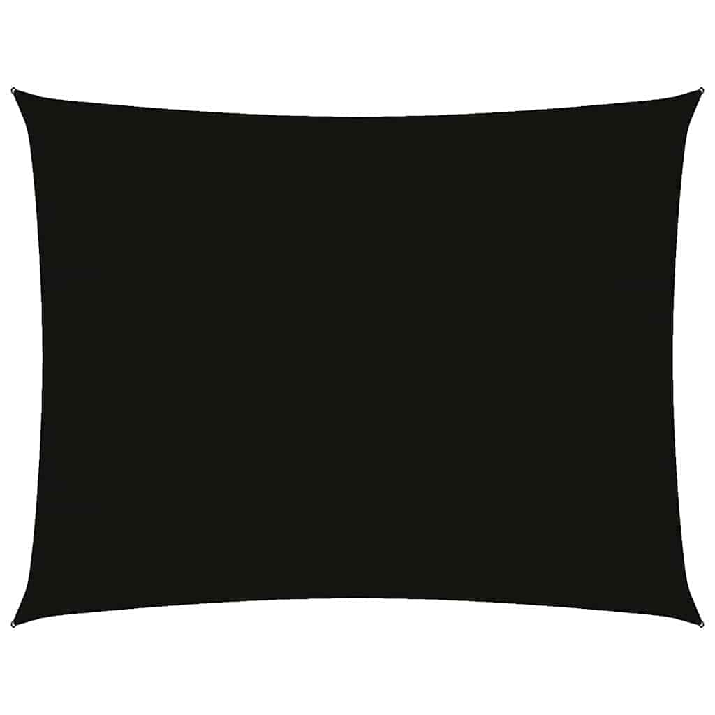 vidaXL Sunshade Sail Oxford Fabric Rectangular 3.5x4.5 m Black 2