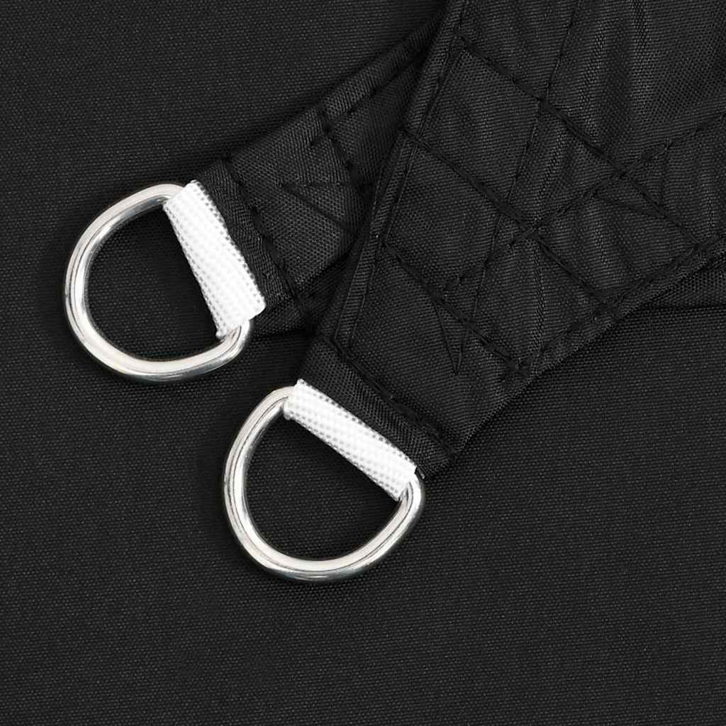 vidaXL Sunshade Sail Oxford Fabric Rectangular 4x7 m Black 5