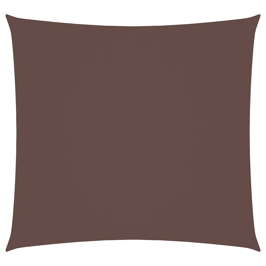vidaXL Sunshade Sail Oxford Fabric Square 6x6 m Brown 2