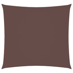 vidaXL Sunshade Sail Oxford Fabric Square 6x6 m Brown 2