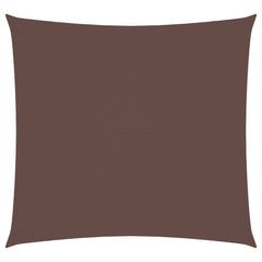 vidaXL Sunshade Sail Oxford Fabric Square 7x7 m Brown 2