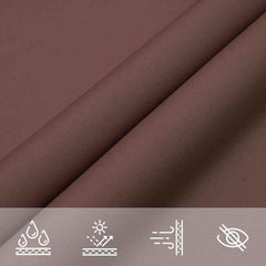 Sunshade Sail Oxford Fabric Triangular 6x6x6 m Brown
