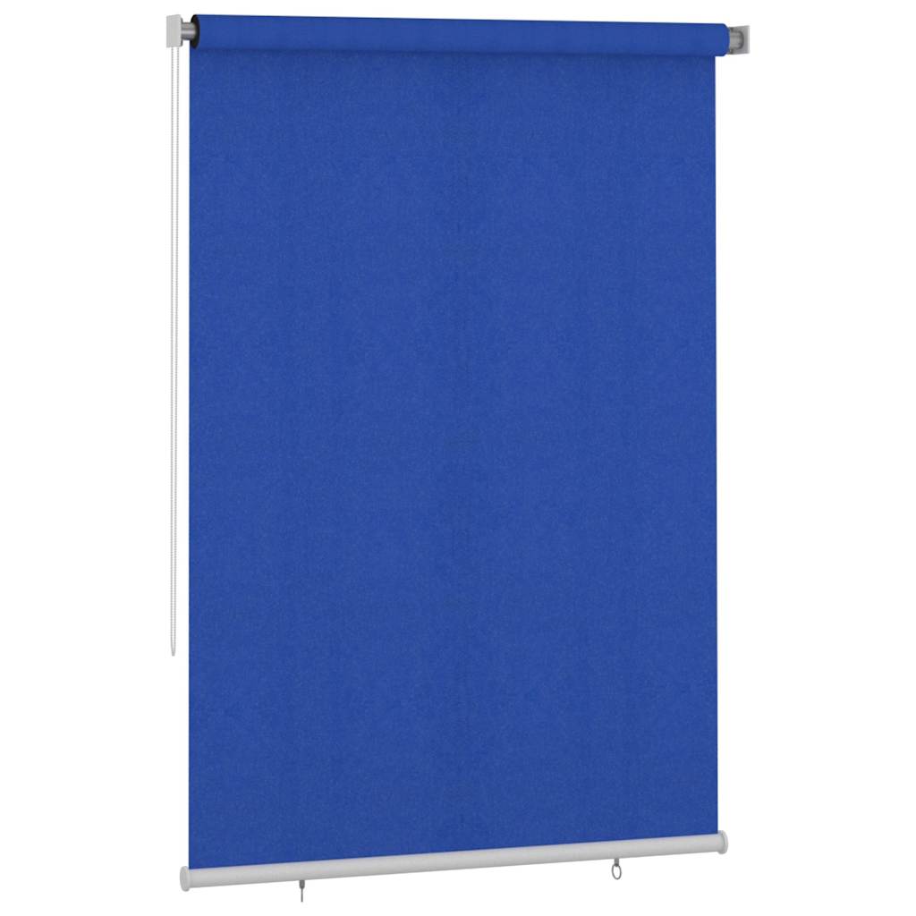 vidaXL Outdoor Roller Blind 165(W)x230(H) cm Blue HDPE 2