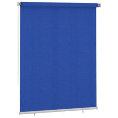 vidaXL Outdoor Roller Blind 185(W)x230(H) cm Blue HDPE 2