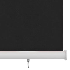 vidaXL Outdoor Roller Blind 125(W)x230(H) cm Black 3