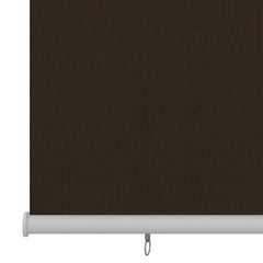 vidaXL Outdoor Roller Blind 165(W)x230(H) cm Brown HDPE 4