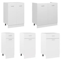 vidaXL Sink Bottom Cabinet | Drawer Bottom Cabinet | Rectangular | Minimalist 5
