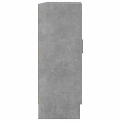 vidaXL Book Cabinet Concrete Grey 82,5x30,5x80 cm Engineered Wood 6