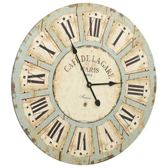 325183 vidaXL Wall Clock Multicolour 60 cm MDF 3