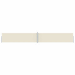 vidaXL Patio Retractable Side Awning 170x1200 cm Cream 5