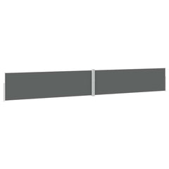 vidaXL Patio Retractable Side Awning 170x1200 cm Anthracite 2