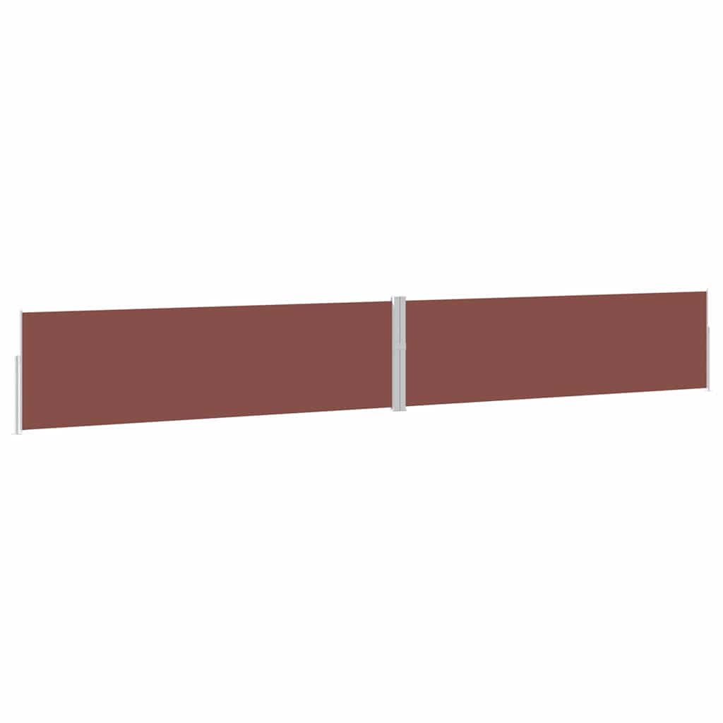 vidaXL Patio Retractable Side Awning 170x1200 cm Brown 2