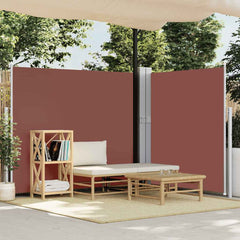 vidaXL Patio Retractable Side Awning 170x1200 cm Brown 3