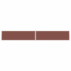vidaXL Patio Retractable Side Awning 170x1200 cm Brown 5