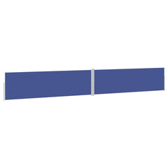 vidaXL Patio Retractable Side Awning 170x1200 cm Blue 2